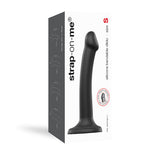 strap-on-me-semi-realistic-dual-density-bendable-dildo-black-small