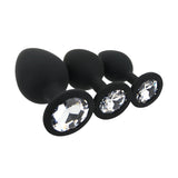 toosh-silicone-butt-plug-black-set-of-3-clear-stone